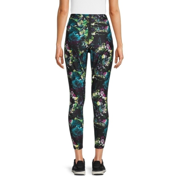 Athletic Works Women’s Active High Rise Leggings in Abstract Flora Sz Medium - Picture 5 of 7